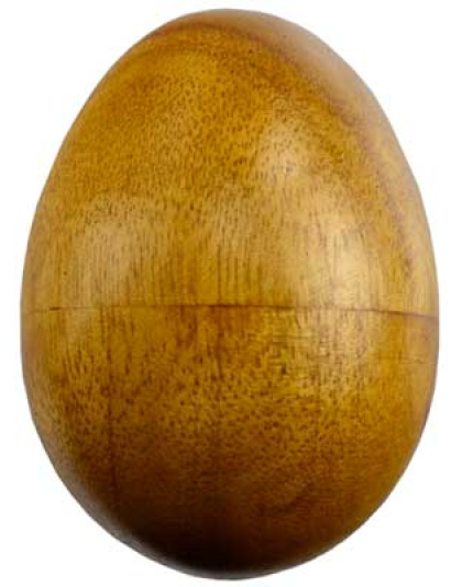 Wooden Egg Shaker instrument
