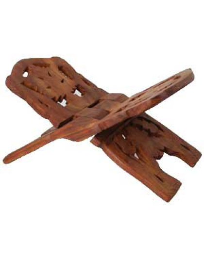 Wooden book holder 10"