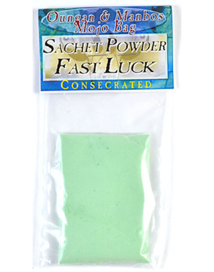 .5oz Fast Luck sachet powder consecrated