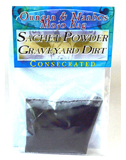 .5oz Graveyard Dirt sachet powder consecrated