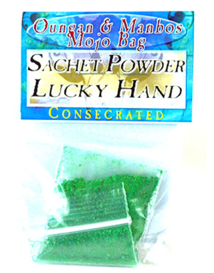 .5oz Lucky Hand sachet powder consecrated