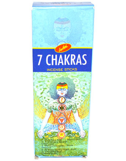 (box of 6) 7 Chakra sree vani stick
