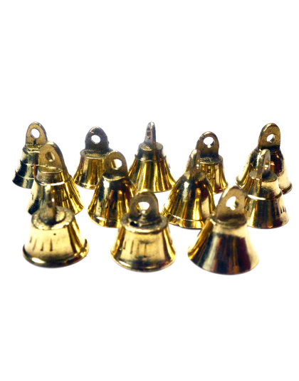 (set of 12) Brass Bell 3/4"