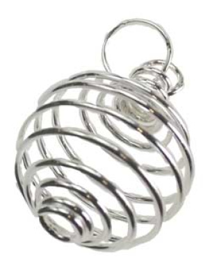 (set of 24) 1" Silver Plated coil