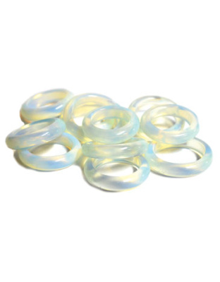 (set of 25) Opalite (size 6-10) rings