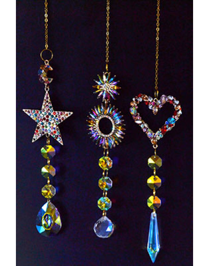 (set of 3) sun catcher