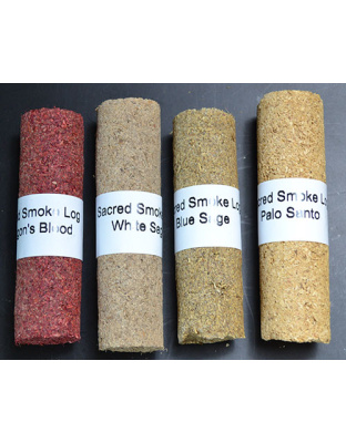 (set of 4) 4" Sacred Logs