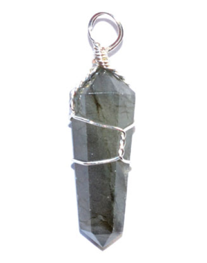(set of 5) Labradorite wire wrapped point
