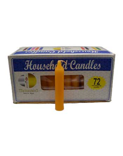 (set of 72) Orange 4" household candles