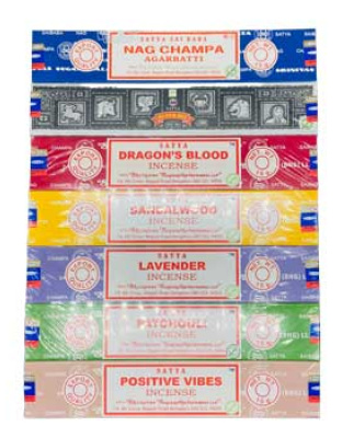 (set of 7) 15gms 7 Variety incense stick