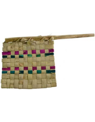 smudge Hand Fan 6 1/2" x 4"
