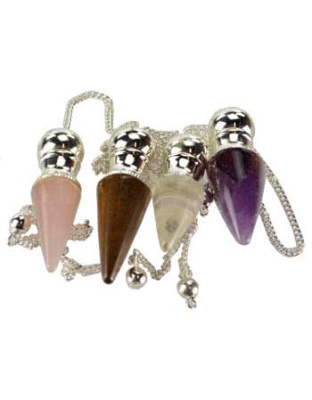 various stones Chambered pendulum